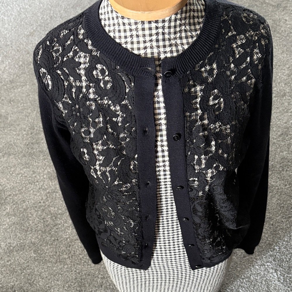 Zelda lace front sweater